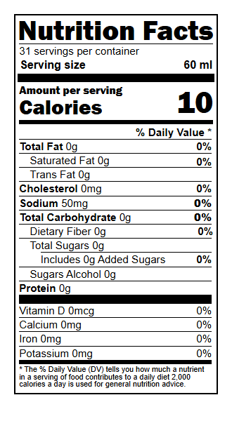 Maple Flavored Syrup — Zero-Sugar Maple Syrup