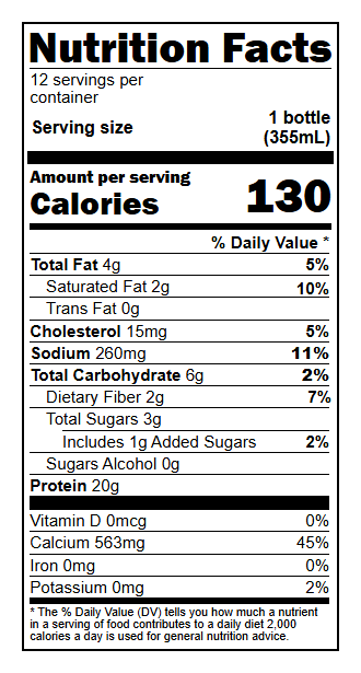 Vanilla Protein Shake — Ready-to-Serve 12oz
