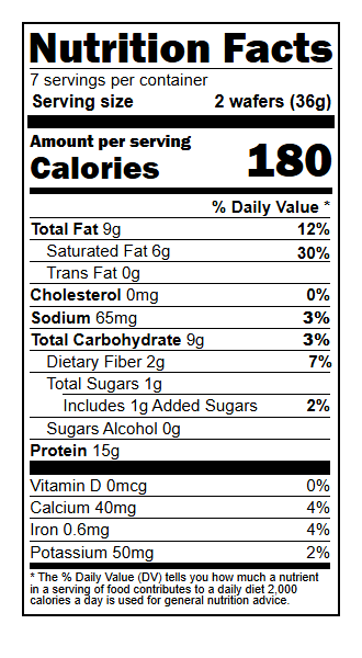 Lemon Wafers — High-Protein Wafer Snack