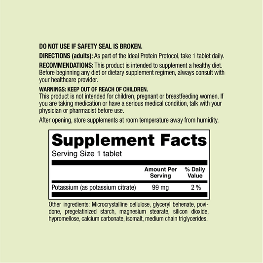 Potassium — Electrolyte Mineral Supplement