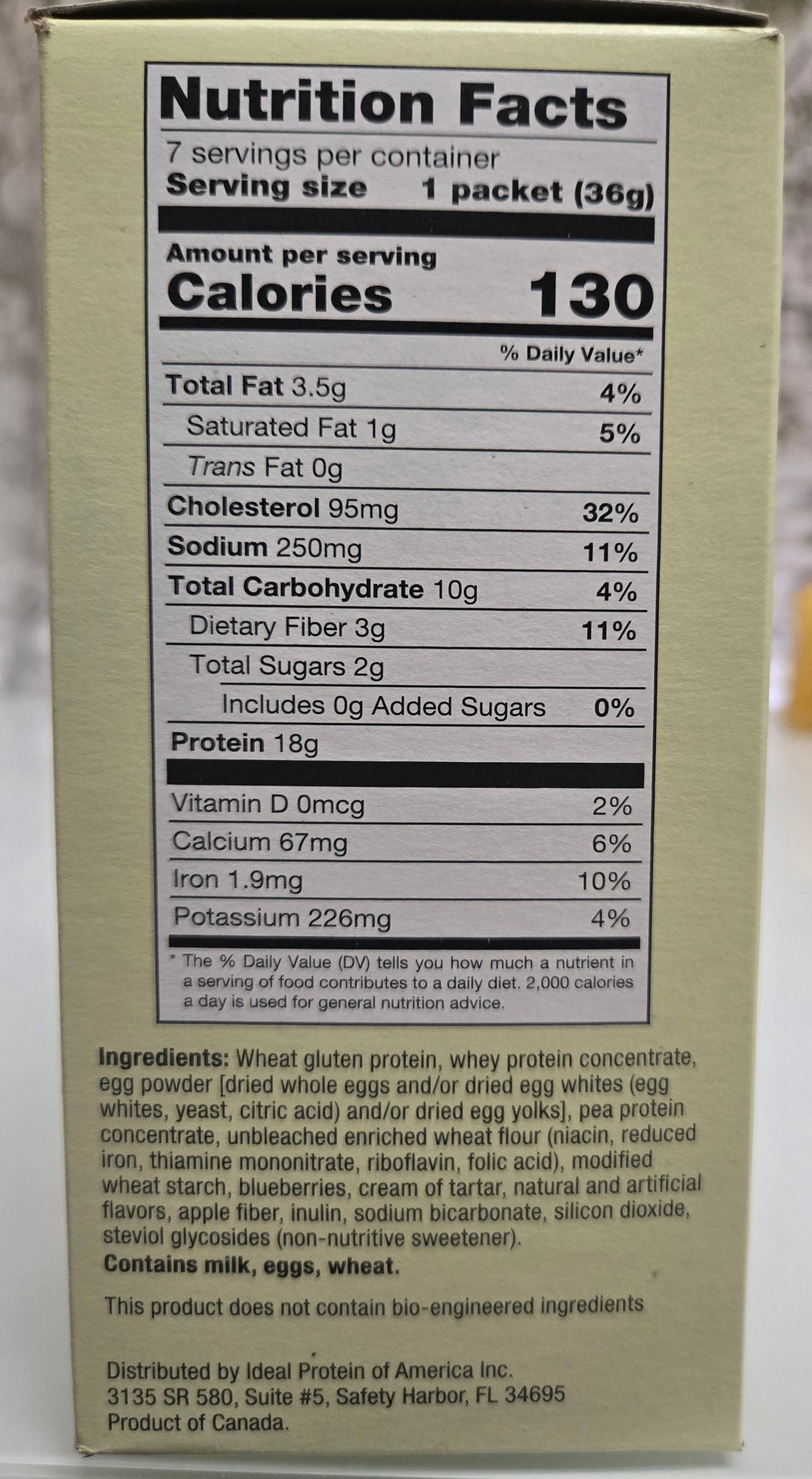 Ideal Protein Breakfast, Lunch & Snack Box – Protein-Packed for Balanced Nutrition