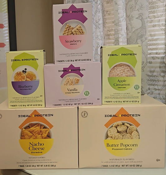 Ideal Protein Breakfast, Lunch & Snack Box – Protein-Packed for Balanced Nutrition