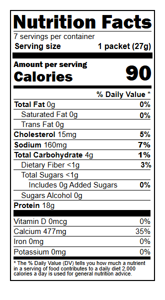 Vanilla Pudding Mix — High-Protein Pudding Mix