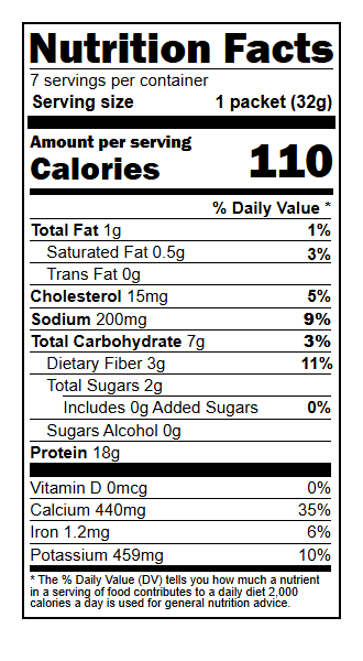 Dark Chocolate Pudding Mix — High-Protein Pudding Mix