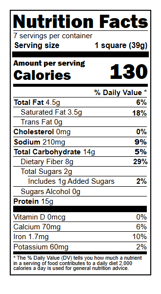 Lemon Crispy Square — High-Protein Sweet Snack