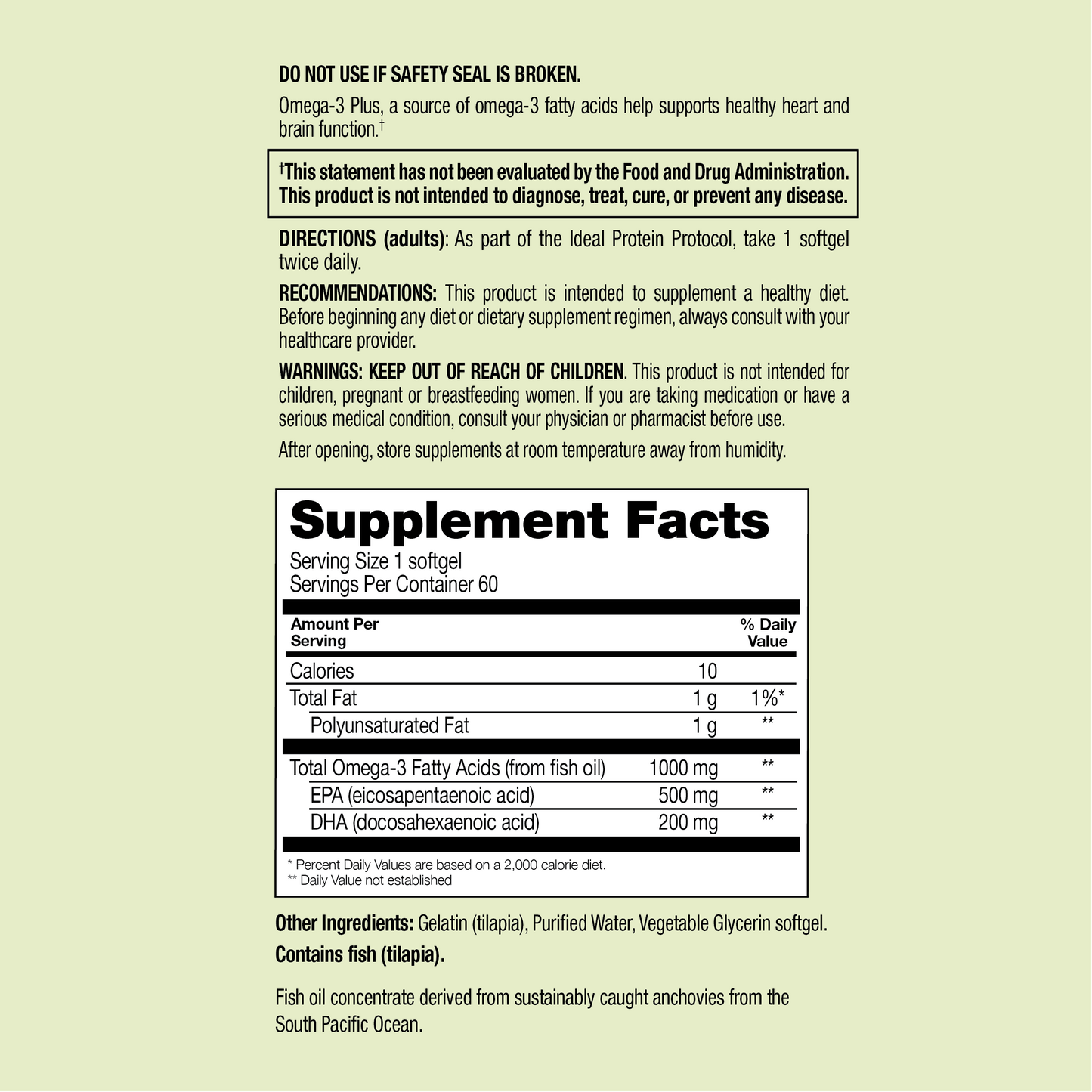 Omega-3 Plus — Essential Fatty Acid Supplement