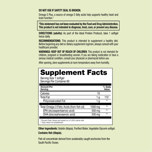 Omega-3 Plus — Essential Fatty Acid Supplement