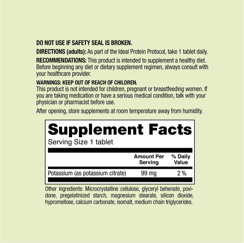 Potassium — Electrolyte Mineral Supplement