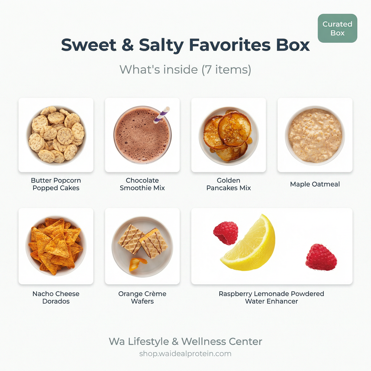 Sweet & Salty Favorites Box — curated Ideal Protein product box